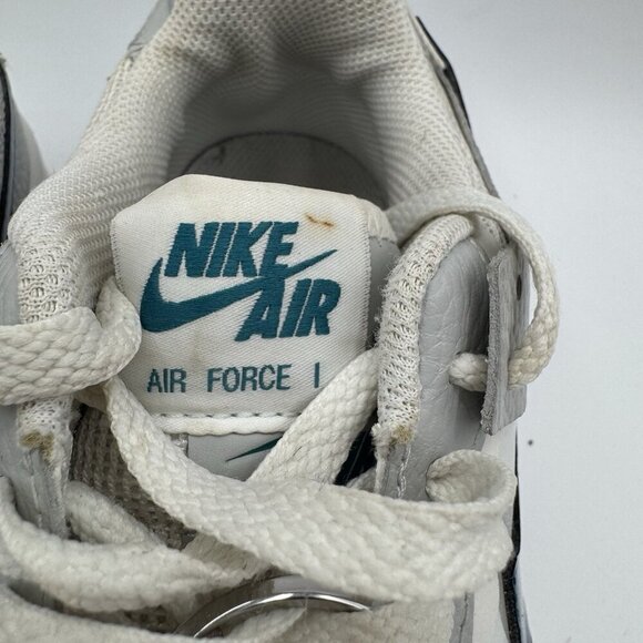 Nike Air Force 1 Shadow Low Womens Size 7 White Spruce Green Gray DR7856-100 - Picture 8 of 14